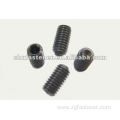 Black Oxide DIN 916 screw Cocave Point Fastener Black Oxide Bolt